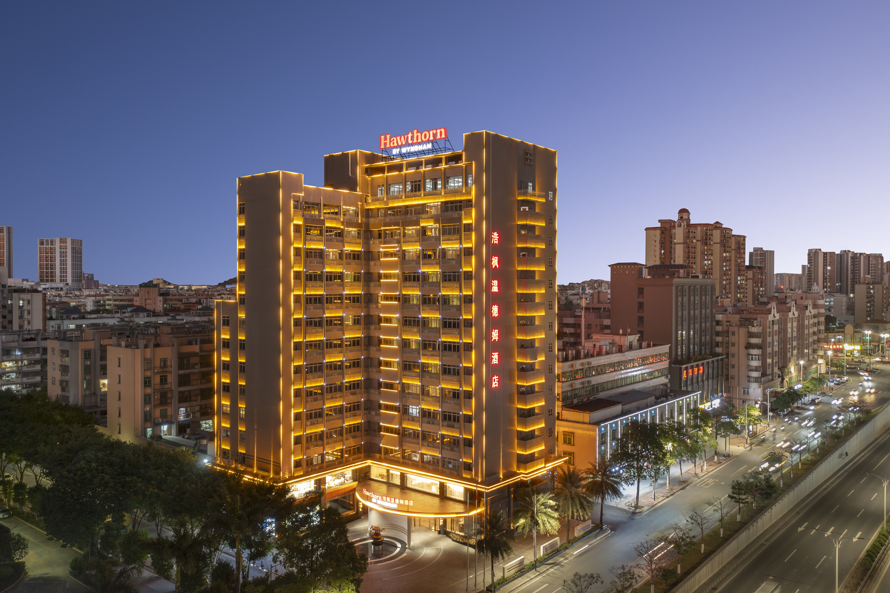 Exterior of Hawthorn by Wyndham Foshan Gaoming hotel in Foshan, Other than US/Canada